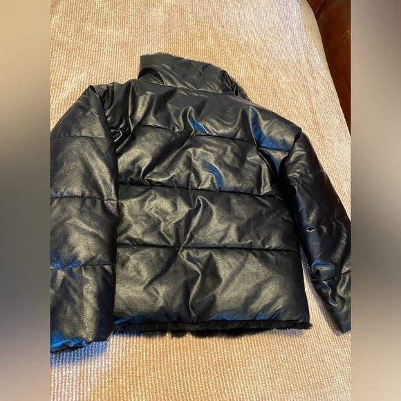 Express Vegan Leather Reversible Jacket - Picture 7 of 15